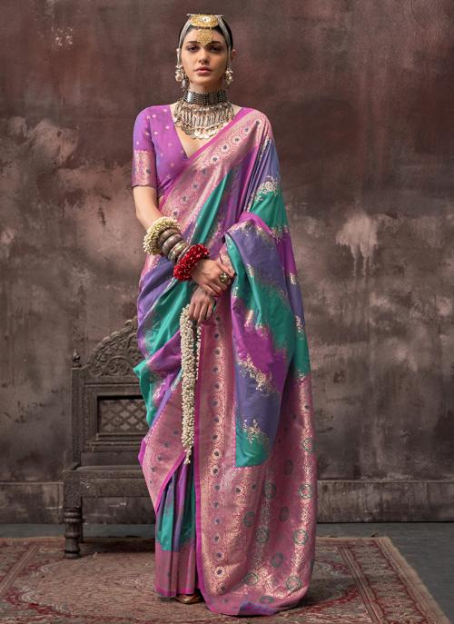 Multiple colour Silk saree for women for wedding and orders party wear